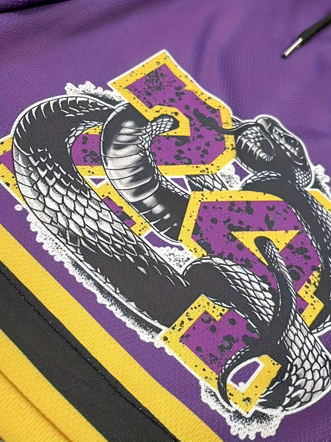Quick-Dry Athletic Shorts with Drawstring, Snake Print, for Running, Jogging, Gym, Basketball Training