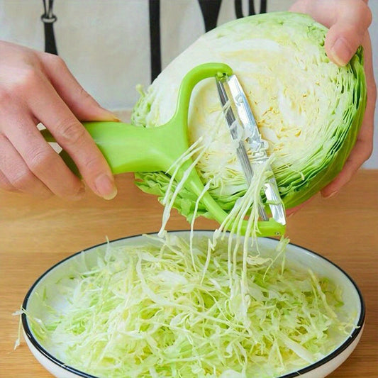2pcs, Premium Multifunctional Stainless Steel Fruit and Vegetable Peeler and Grater - Effortless Peeling and Grating for Potatoes, Cabbage, Melons, and More