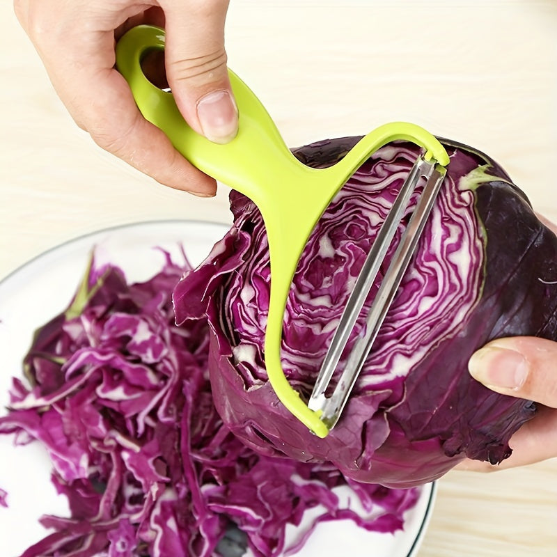 2pcs, Premium Multifunctional Stainless Steel Fruit and Vegetable Peeler and Grater - Effortless Peeling and Grating for Potatoes, Cabbage, Melons, and More