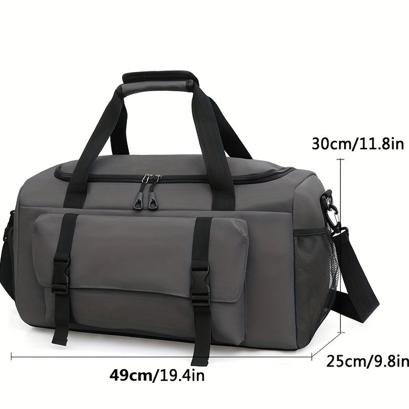 Large Capacity Sports Messenger Bag, Spacious Interior, and Stylish Design, Gym, Travel, and Outdoor Activities